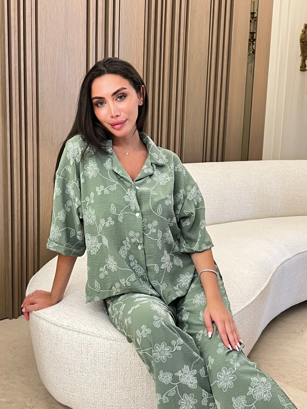 2-piece pants pyjama set - pajama set - summer pajama - women pajama