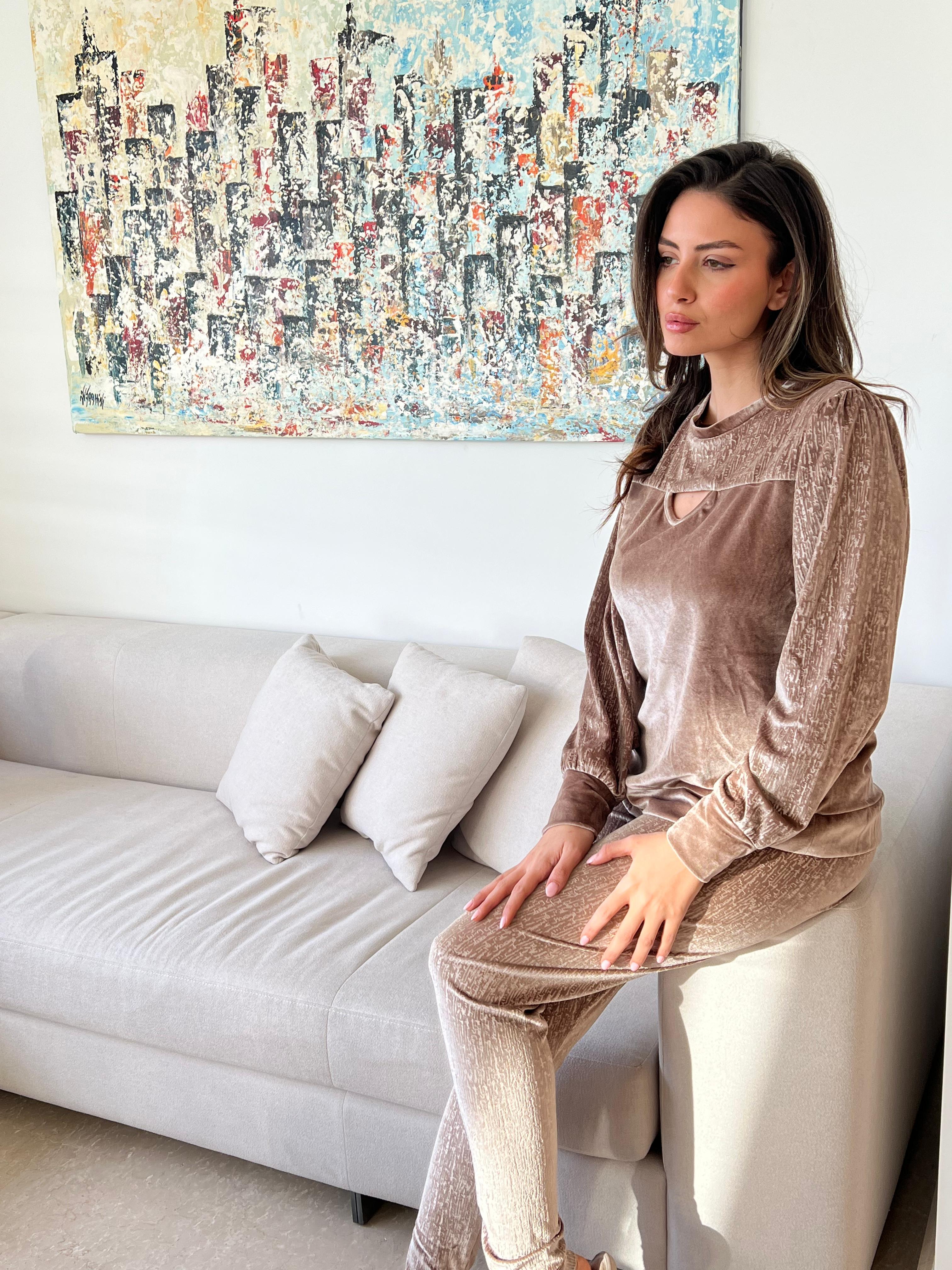Starlight Velour Pants Pajama Set