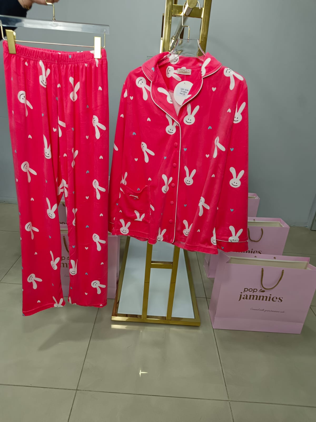 Velvet Pants Pajama Set
