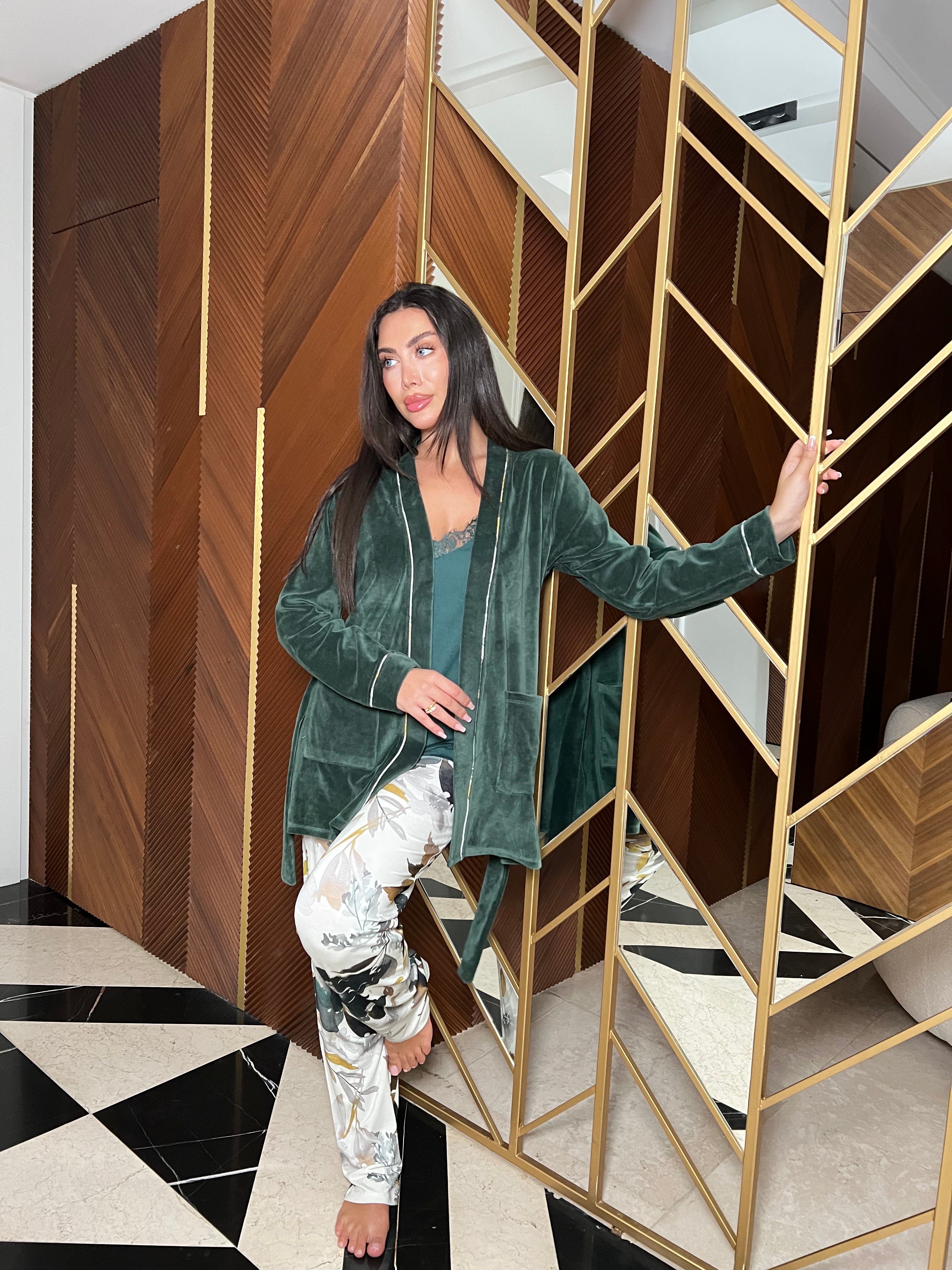 Evergreen Dream Pants Pajama Set