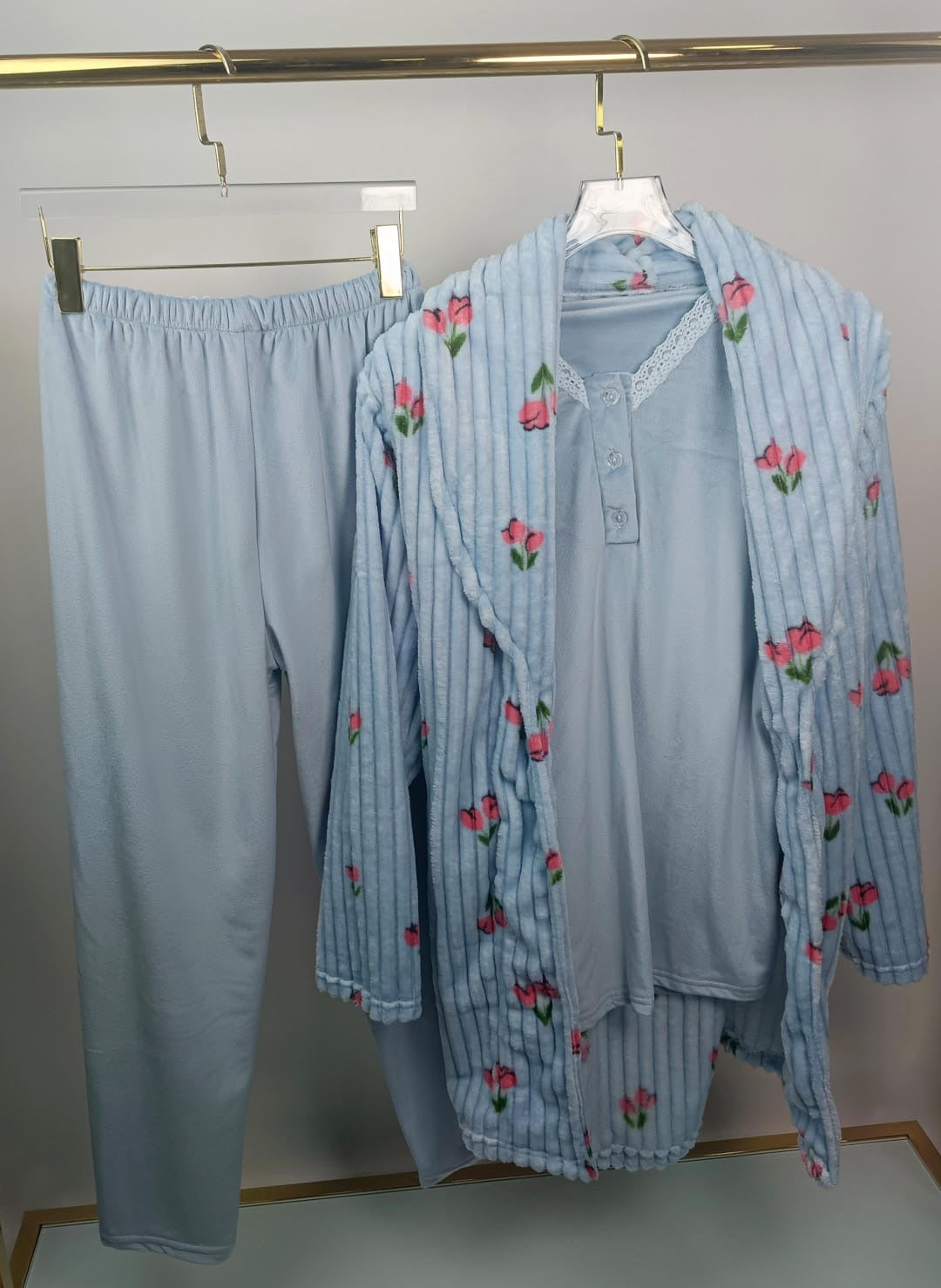 Pajama Set with Robe