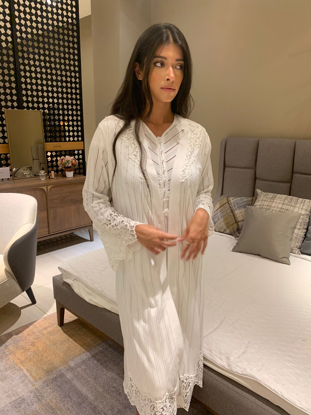 Robe avec peignoir