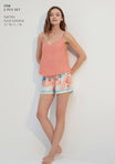 Somo 2-Piece Short Pyjama Set – Light Pink PES Sleepwear for Women