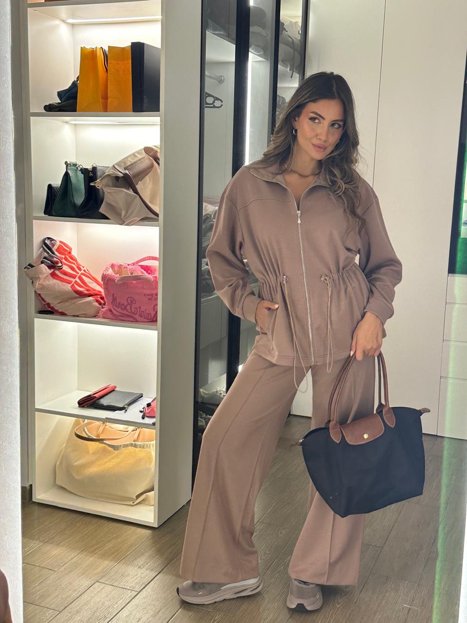 Luxe Traveler Zip Jogging Set