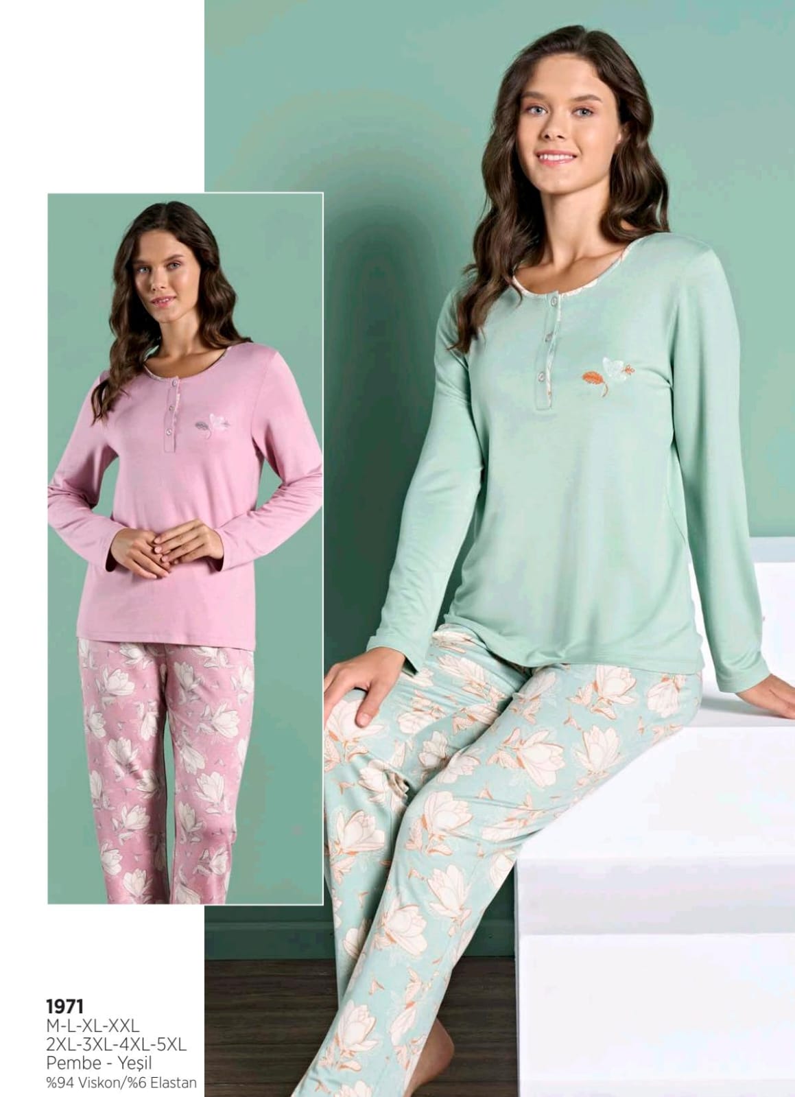 Garden Petal Pants Pajama Set