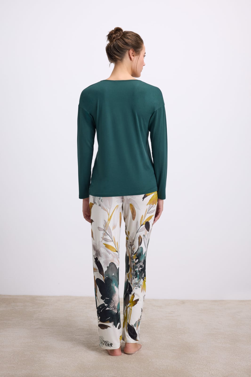 Forest Bloom Pants Pajama Set