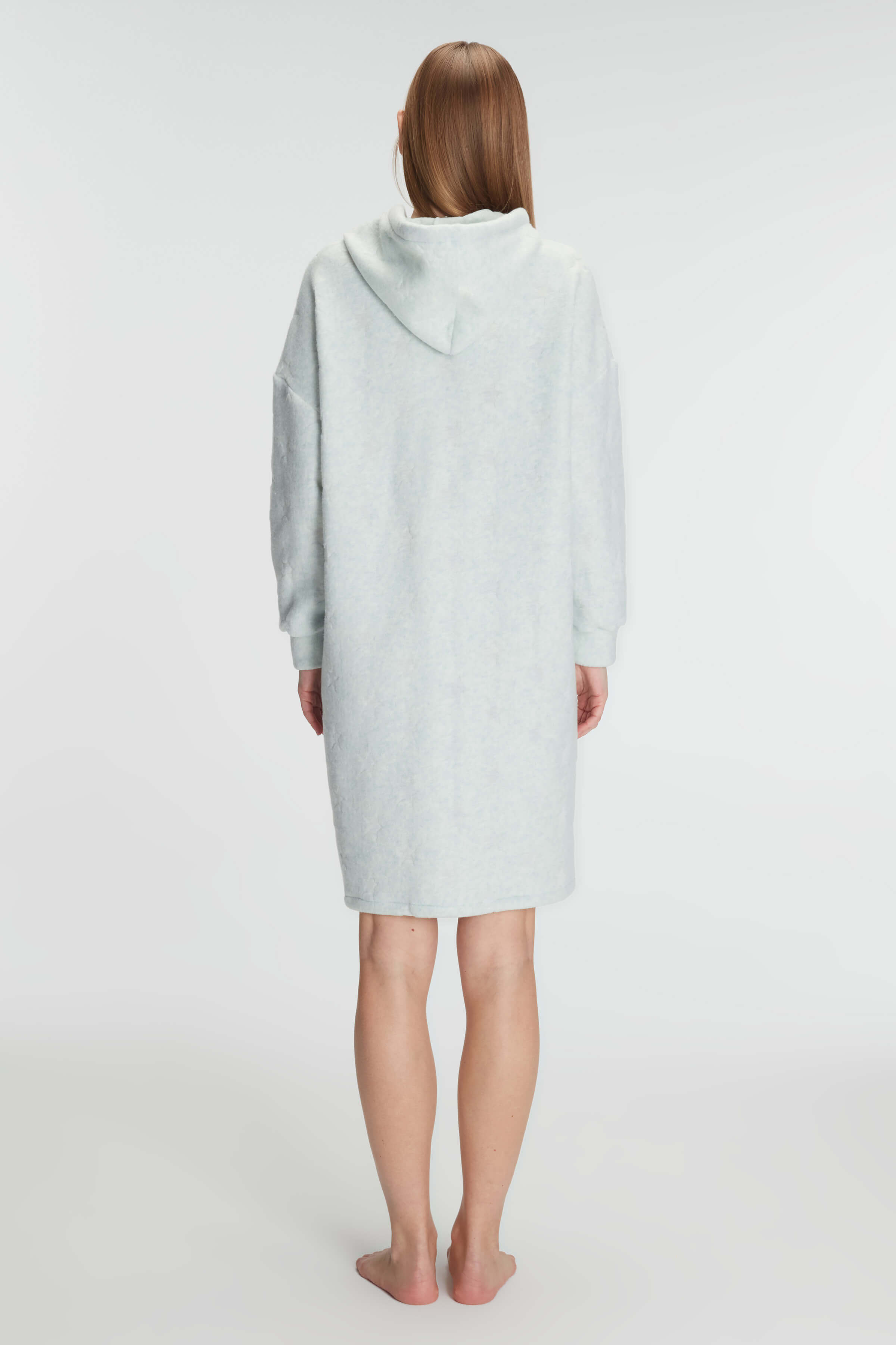 Cloud Soft Zip-Up Hoodie Dress