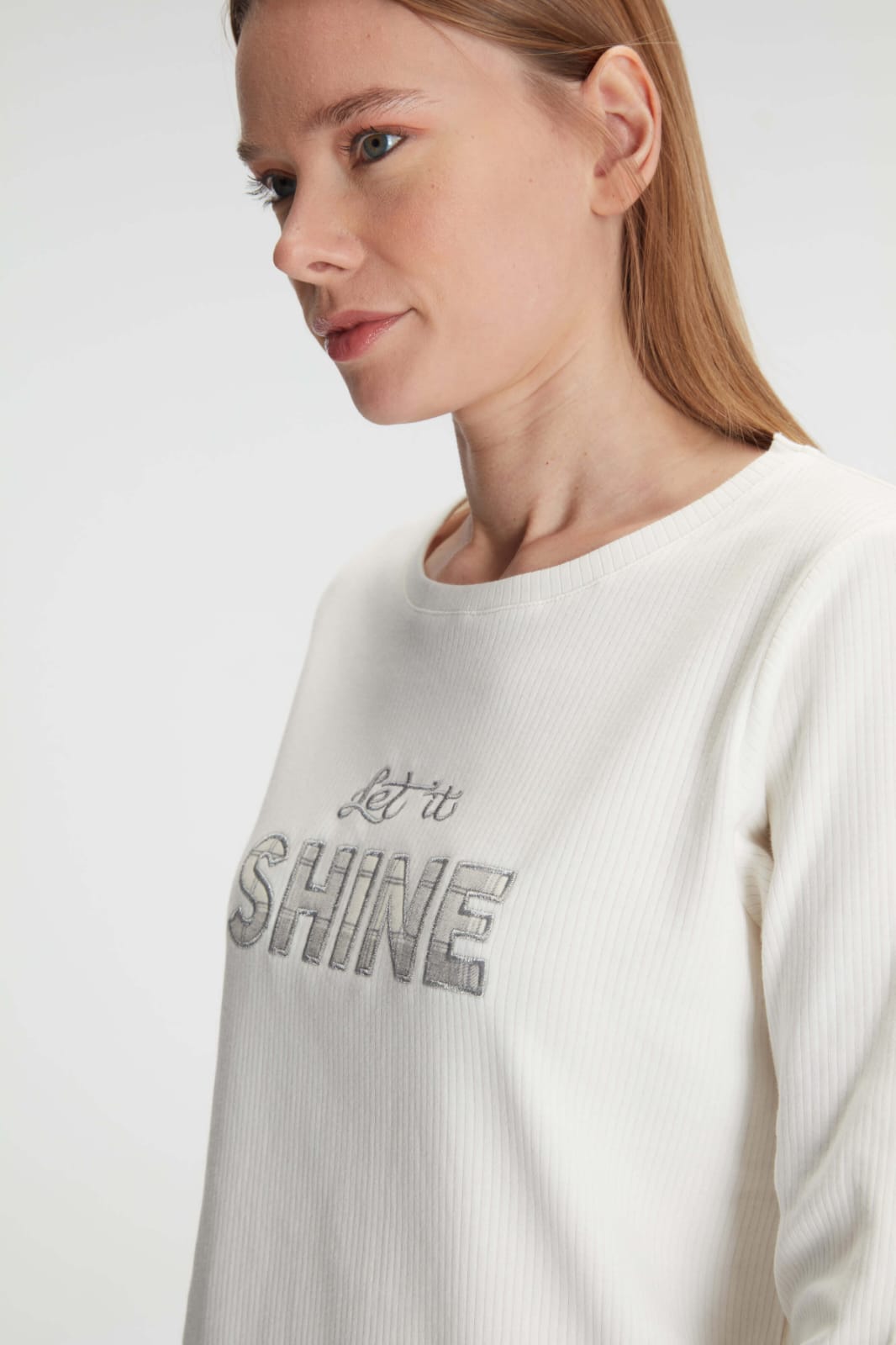 Glitz & Grid Pants Pajama Set