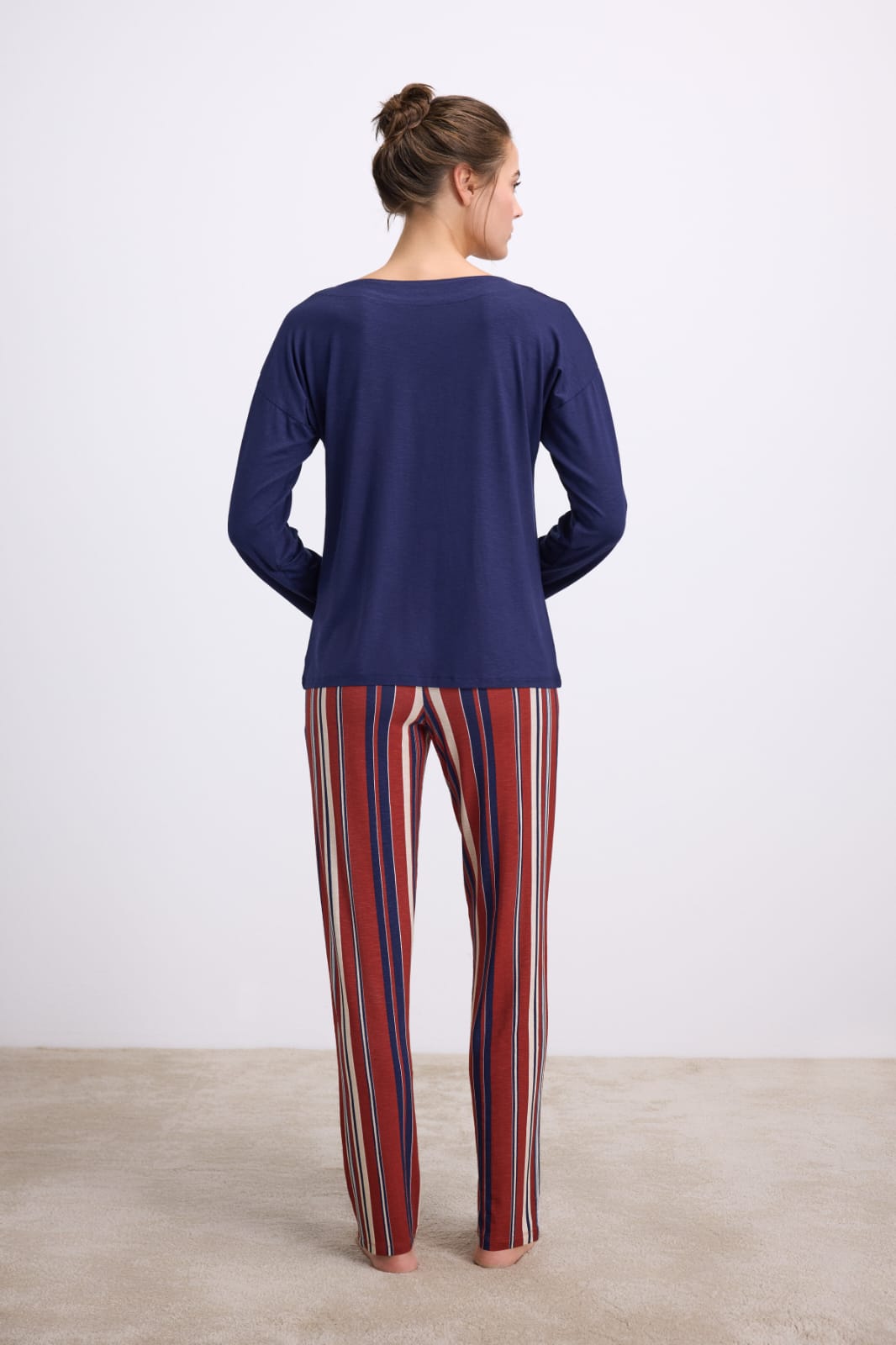 Harbor Stripe Pants Pajama Set