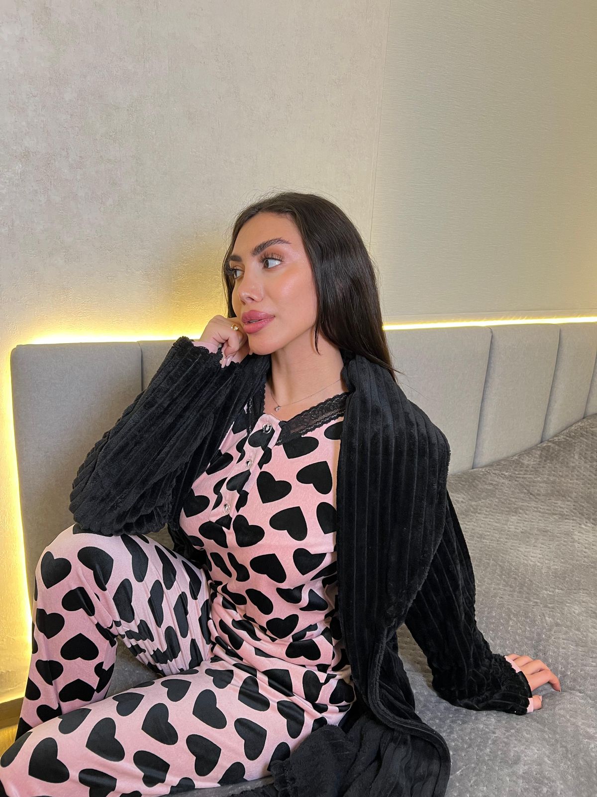 Cozy Weekend  Layering Pants Pajama Set