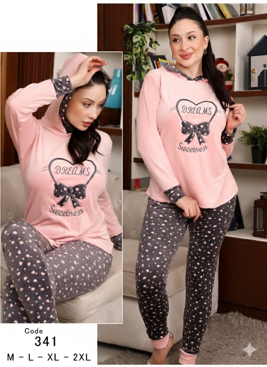 Bow & Dot Dream Pants Pajama Set