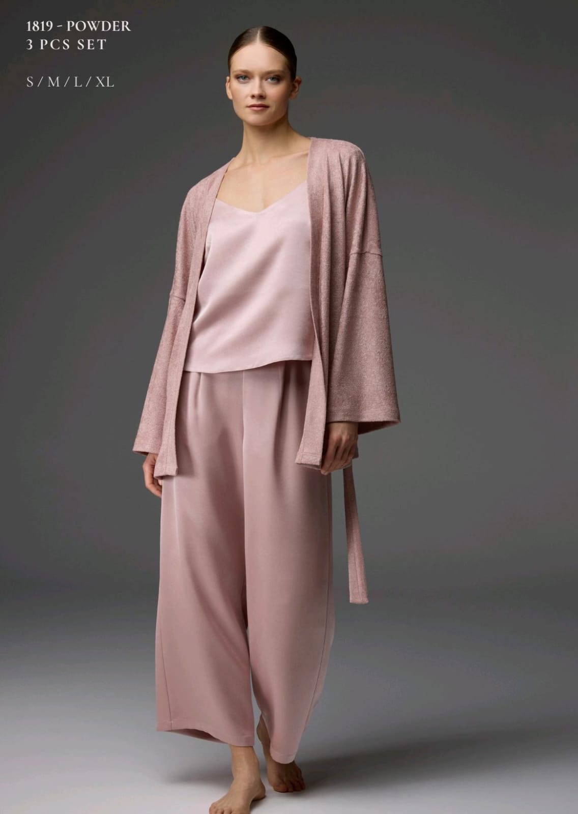 Signature Silk-Blend Pants Pajama Set