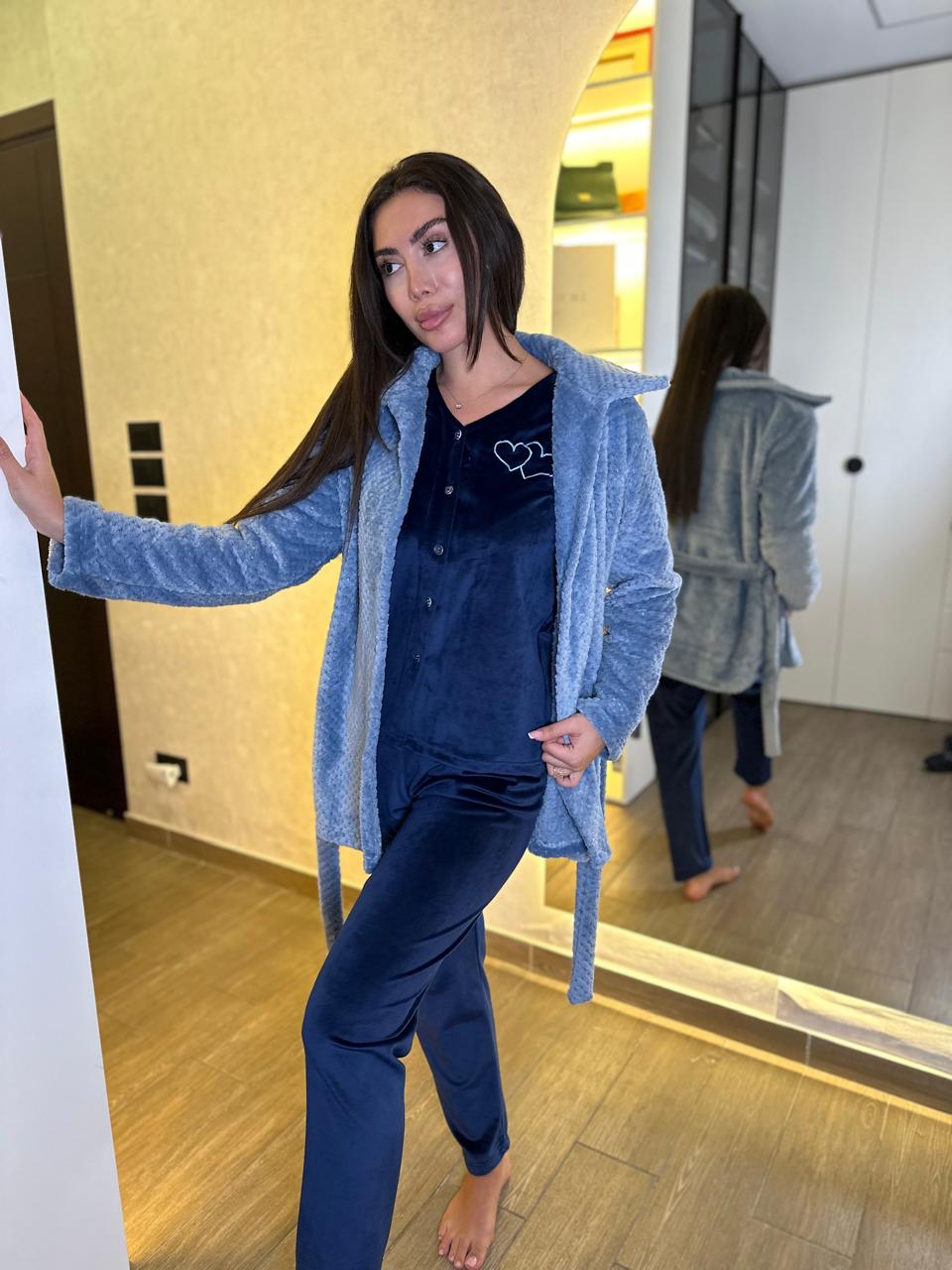 Heartfelt Dreams Pants & Robe Pajama Set