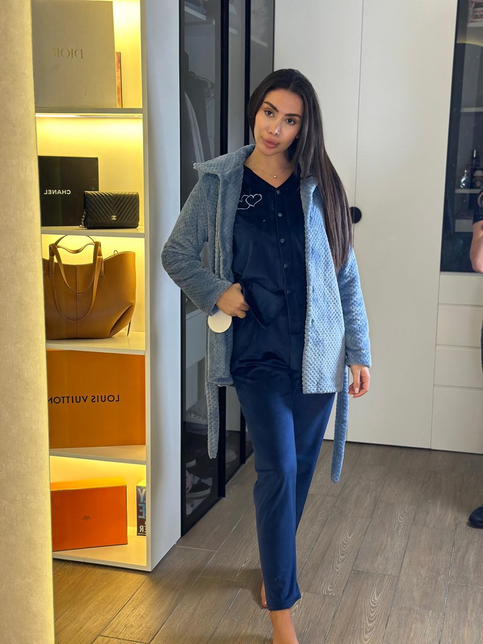 Heartfelt Dreams Pants & Robe Pajama Set