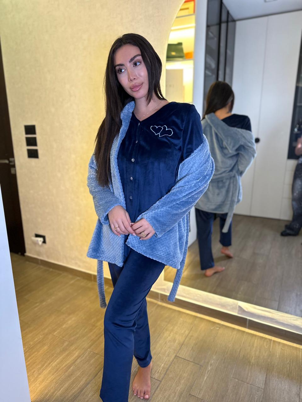 Heartfelt Dreams Pants & Robe Pajama Set