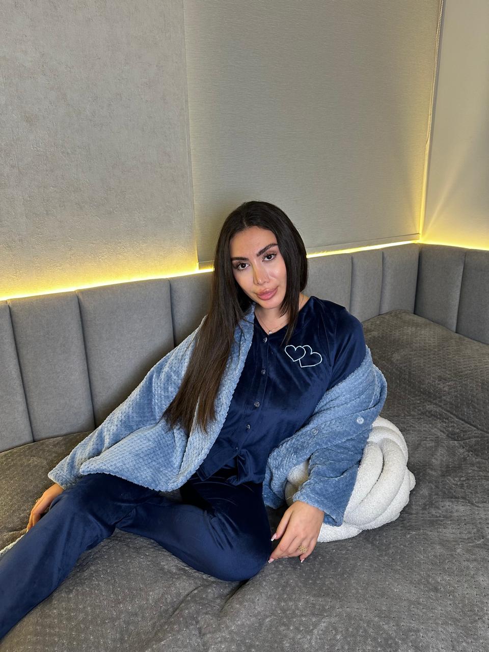 Heartfelt Dreams Pants & Robe Pajama Set