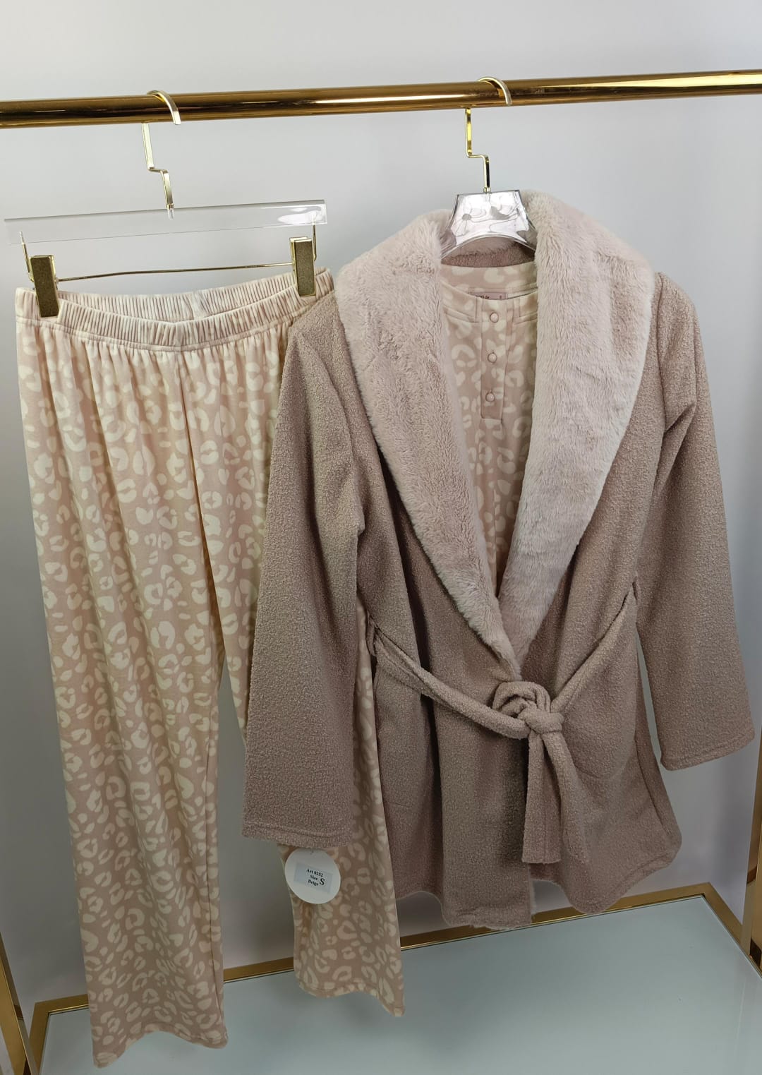 Velvet Safari 3-Piece Pajama Set