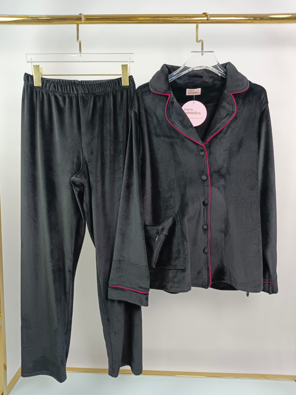 Dream Fleece Button-Up Pants Pajama Set