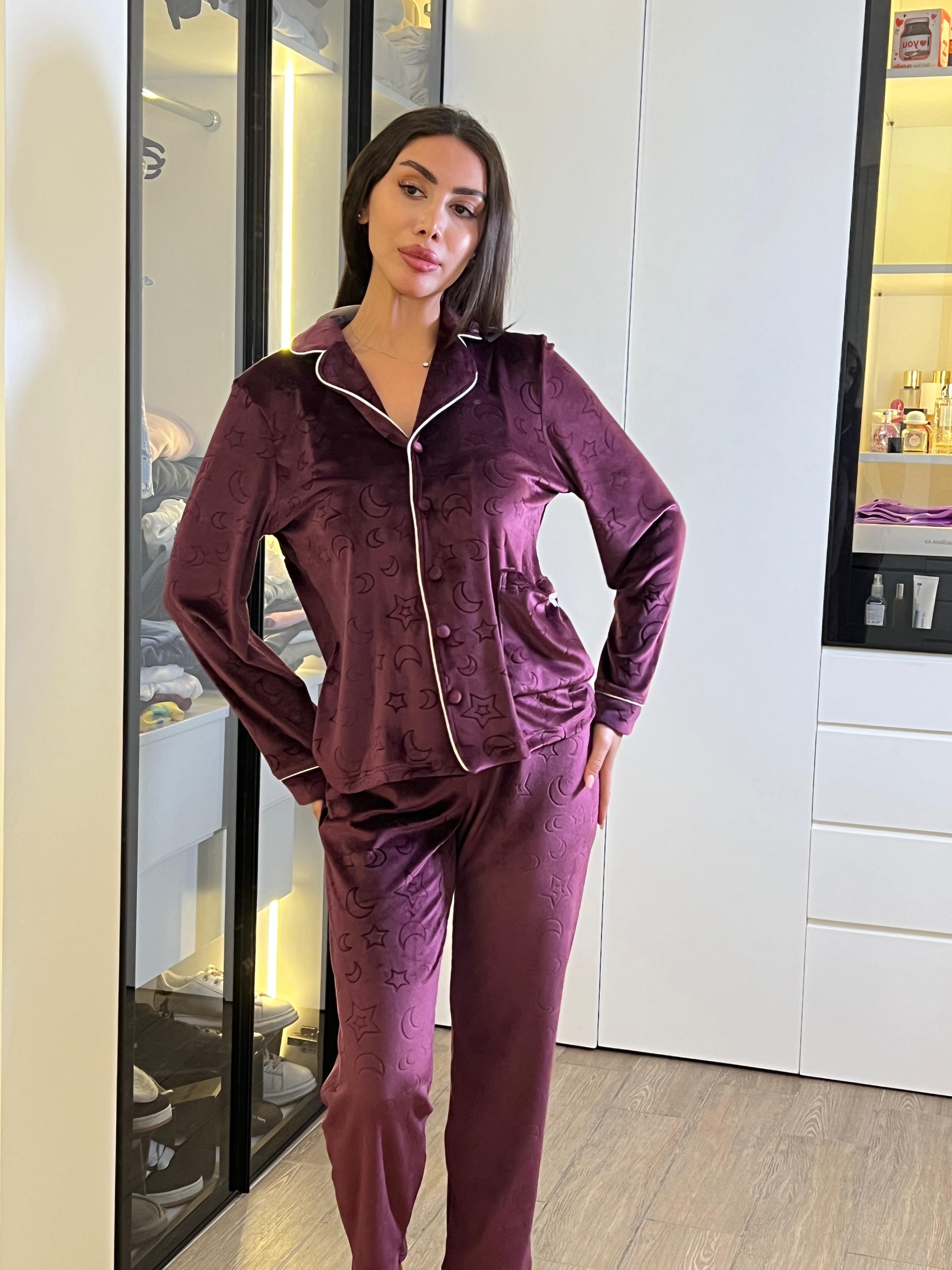 Dream Fleece Button-Up Pants Pajama Set