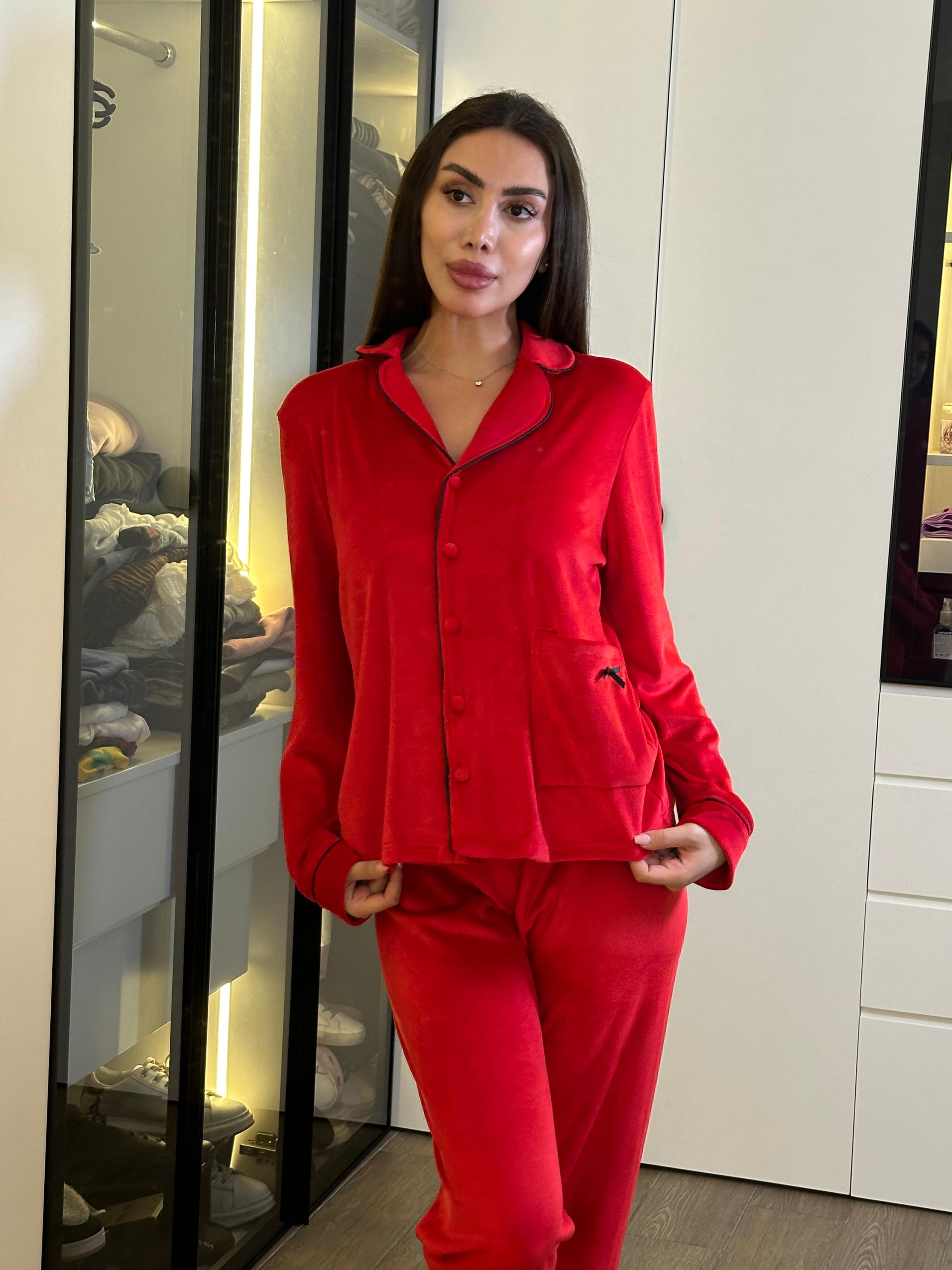 Dream Fleece Button-Up Pants Pajama Set