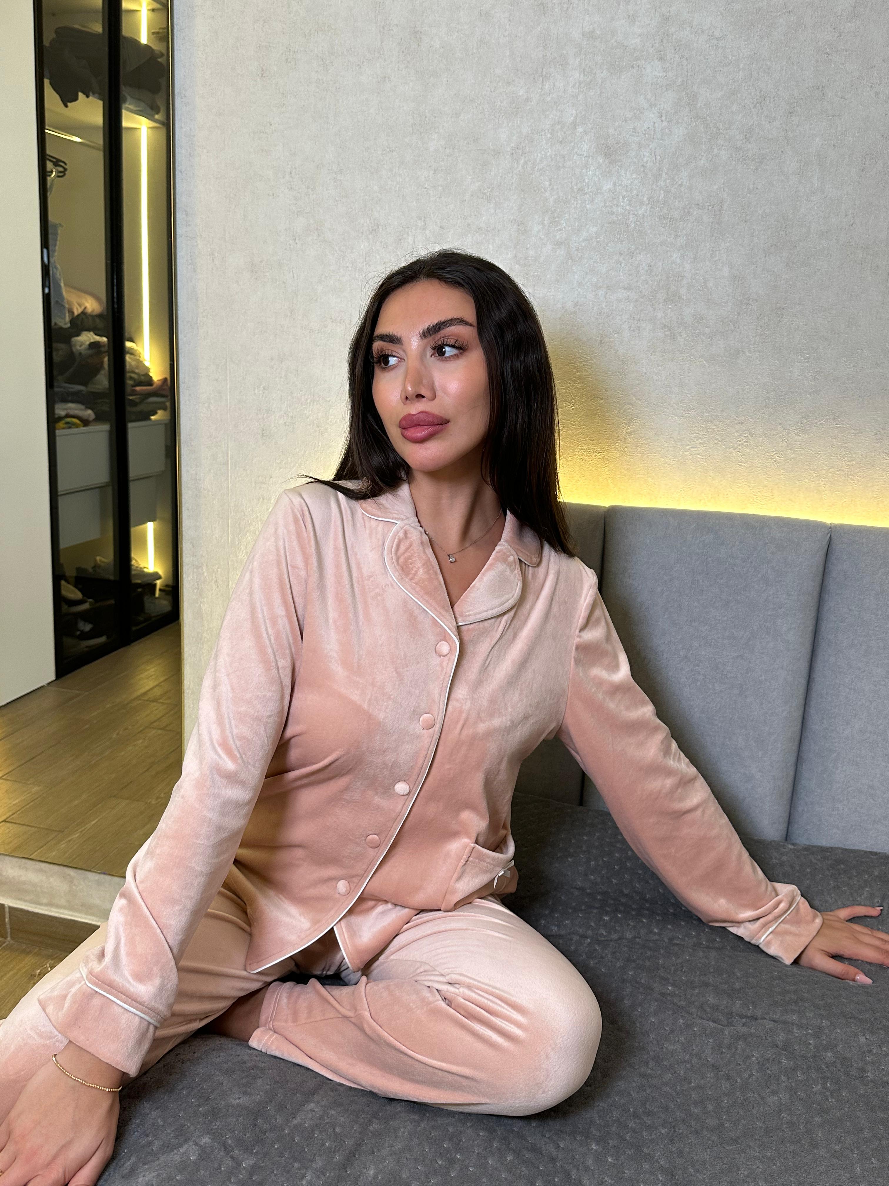 Dream Fleece Button-Up Pants Pajama Set