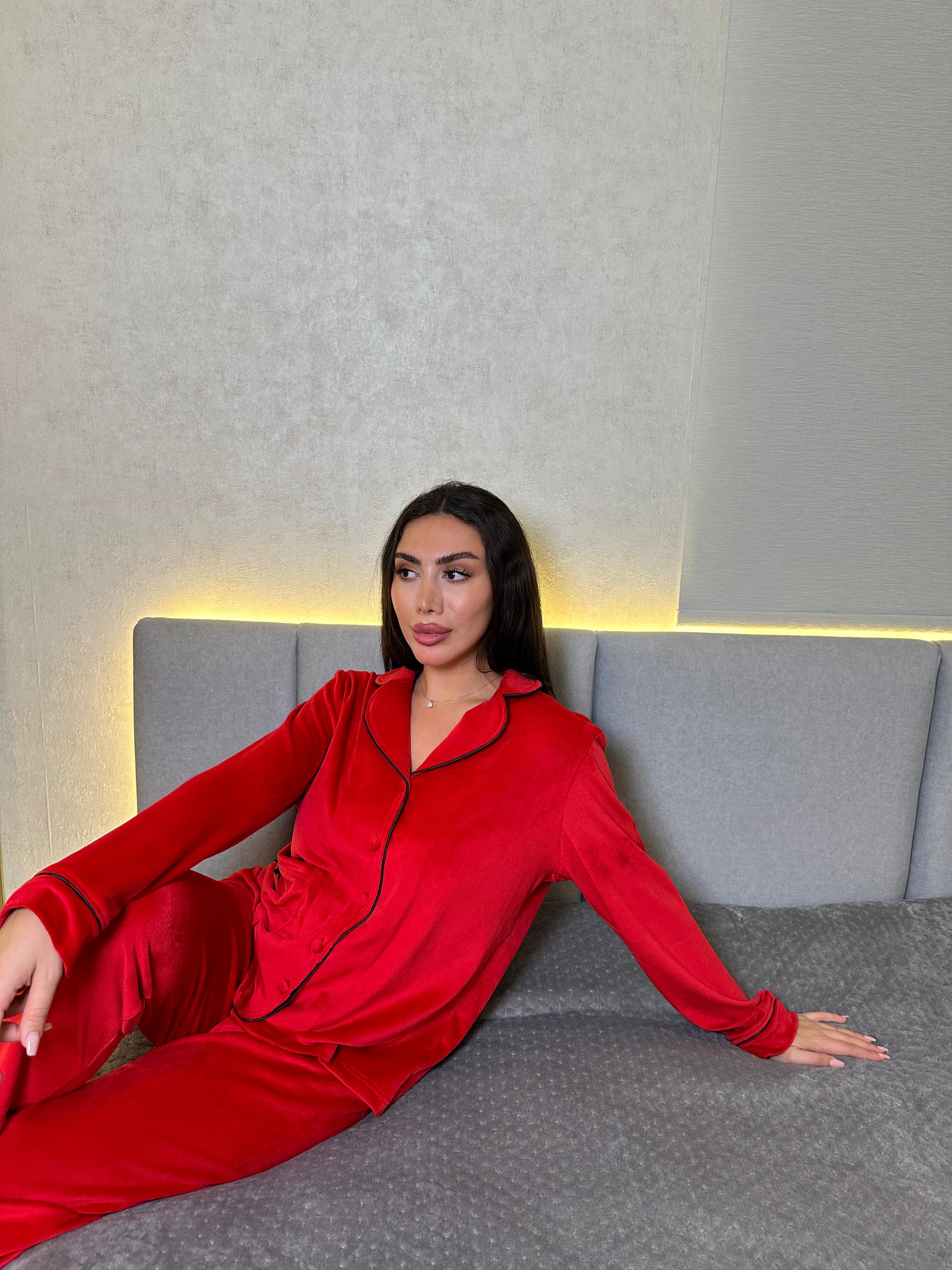 Dream Fleece Button-Up Pants Pajama Set