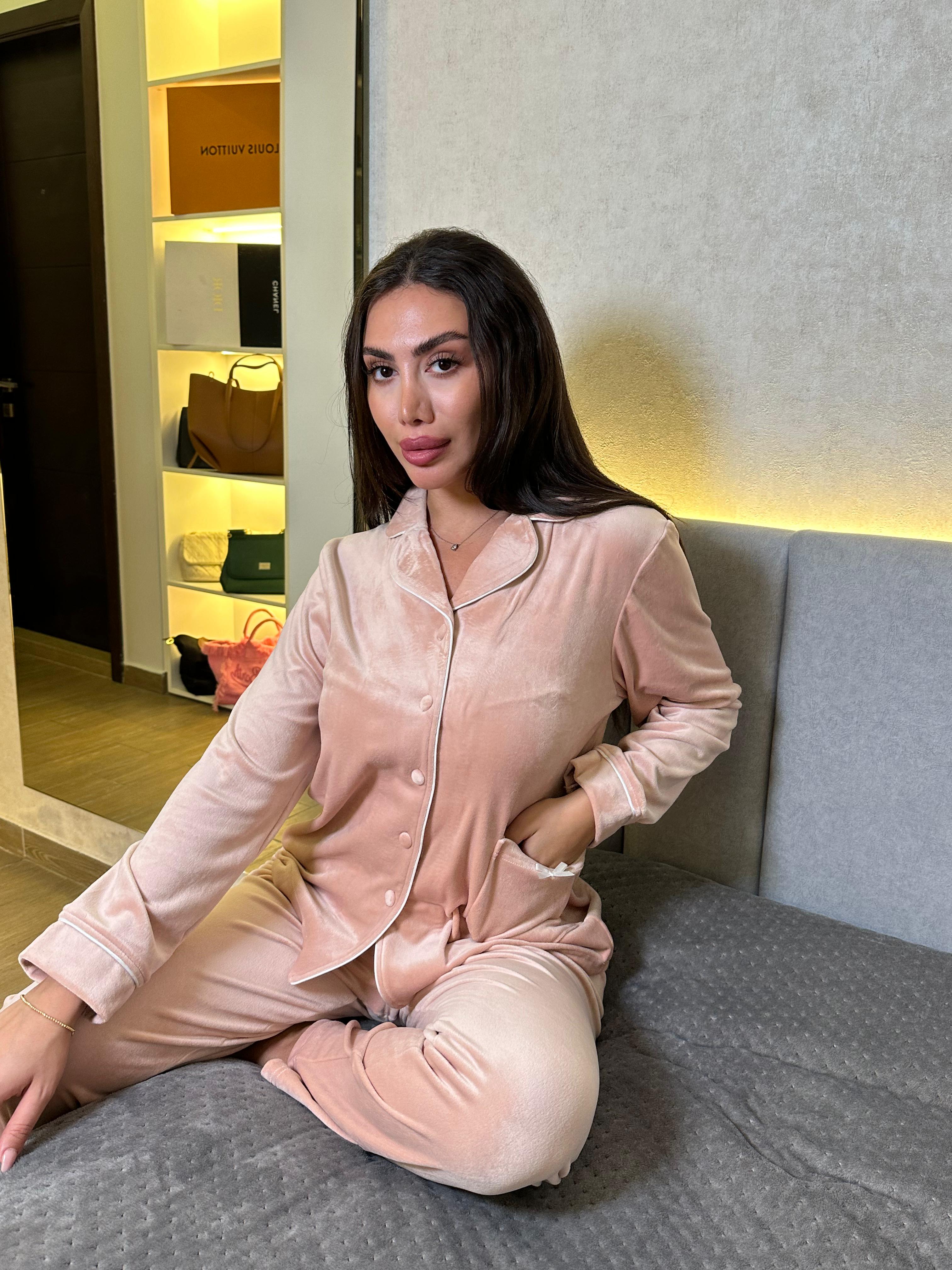 Dream Fleece Button-Up Pants Pajama Set