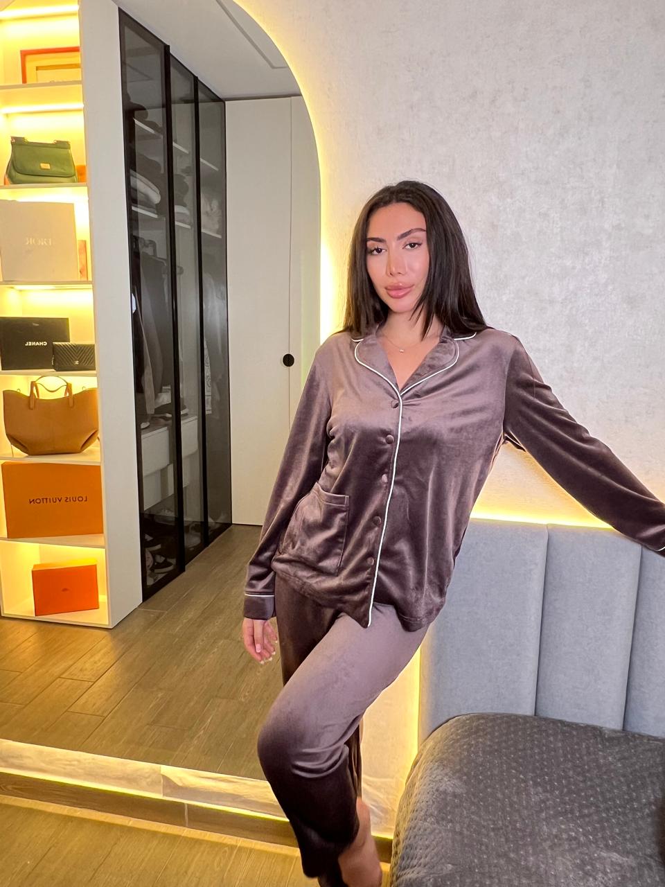 Dream Fleece Button-Up Pants Pajama Set