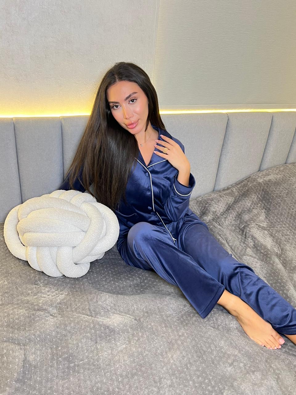 Dream Fleece Button-Up Pants Pajama Set