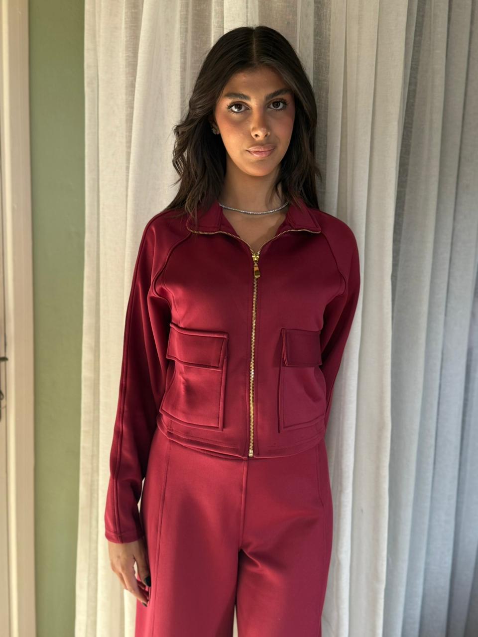 Utility Cropped Jogging Set