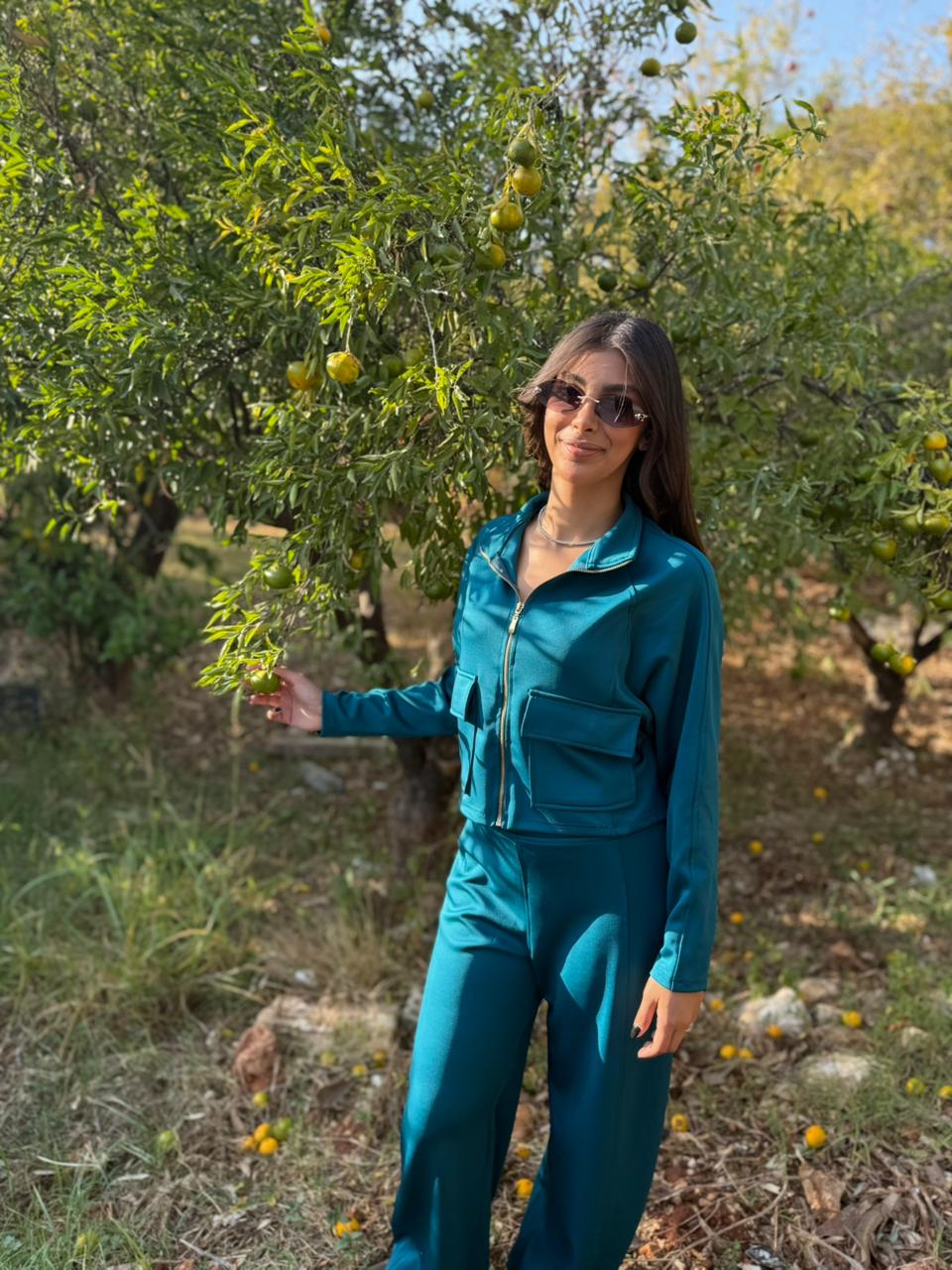 Utility Cropped Jogging Set