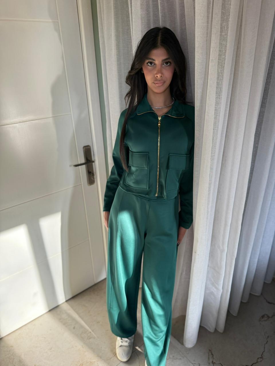 Utility Cropped Jogging Set