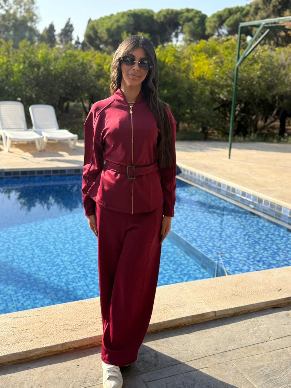 Retro-Chic Jogging Set