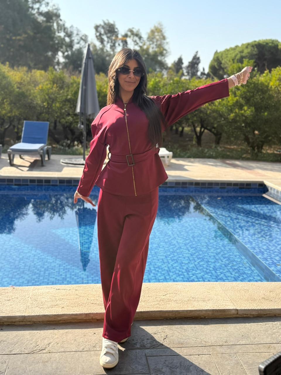 Retro-Chic Jogging Set