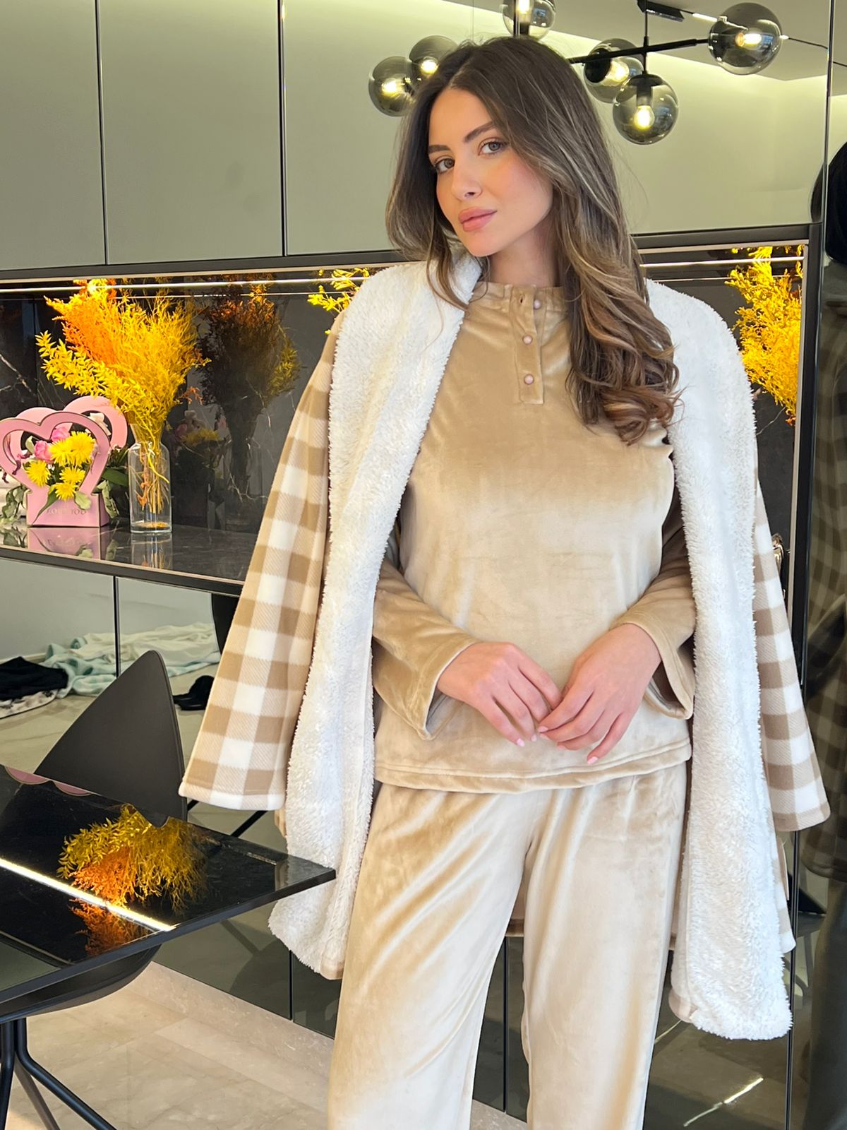 Heritage Manor Trio Pants Pajama Set