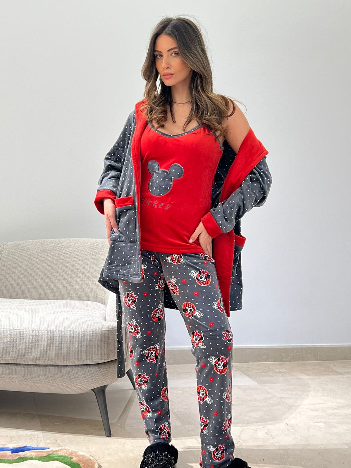 Glitzy Mouse Pants Pajama Set