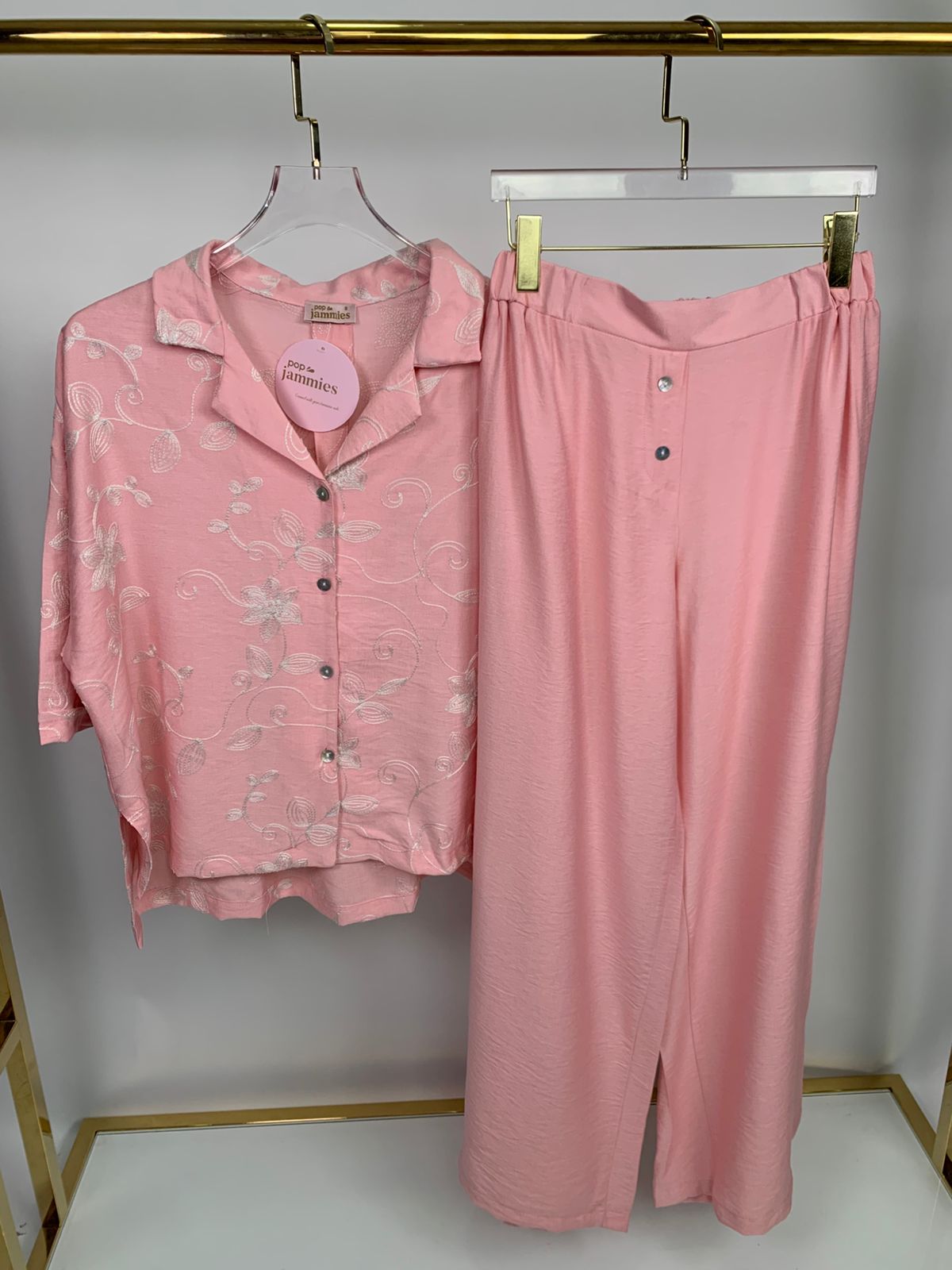 2 pcs women’s pants pyjamas - women pajamas - summer pajamas - pajama set