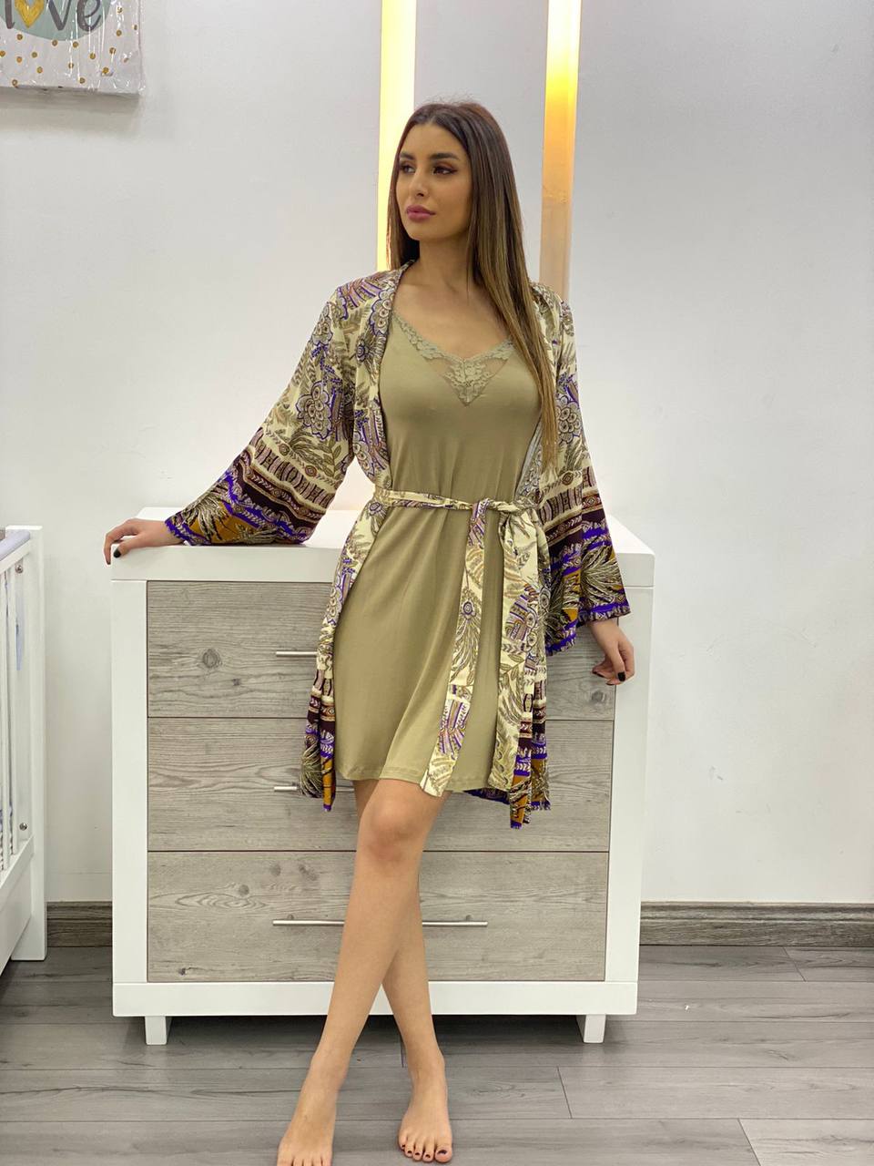 Robe et peignoir